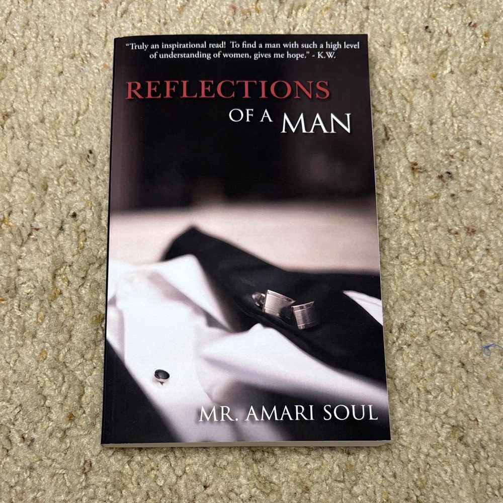 Reflections of a Man by - Black and White Cover